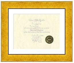 reiki second degree certificate