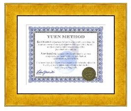 Yuen Method Certificate